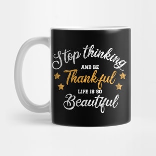 thanksgiving thankful gift Mug